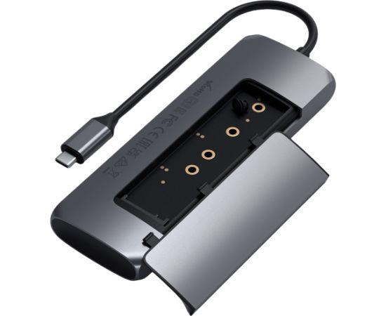 SATECHI USB-C M.2 NVMe / SATA SSD Enclosure