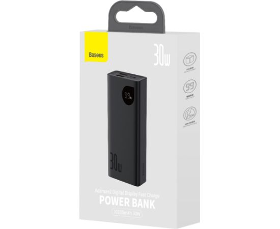 Baseus Adaman2 Power Bank Ārējas Uzlādes Baterija 30W / 10000mAh