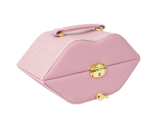 Jewelry box SEZANE LIPS 25x12x12.5cm, pink