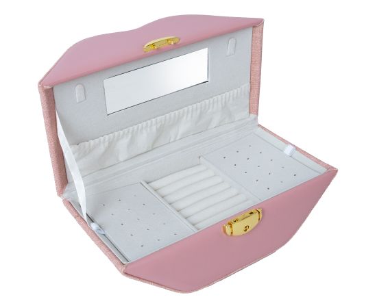 Jewelry box SEZANE LIPS 25x12x12.5cm, pink