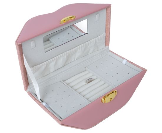 Jewelry box SEZANE LIPS 25x12x12.5cm, pink