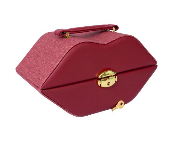 Jewelry box SEZANE LIPS 25x12x12.5cm, red