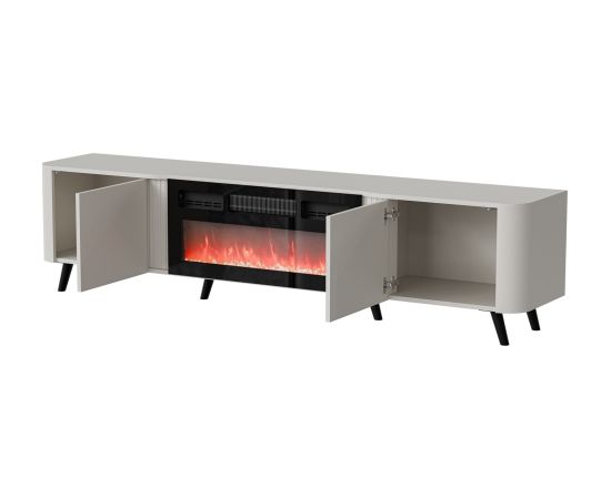 Cama Meble Cama Volare RTV cabinet 200 x 39 x 49 cm cashmere + fireplace