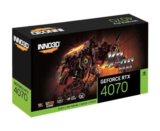 Karta graf. INNO3D RTX 4070 X3 OC 12 GB