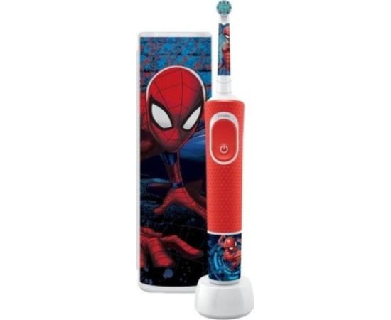 Szczoteczka Oral-B Vitality Kids D100 Spiderman + Case Czerwona