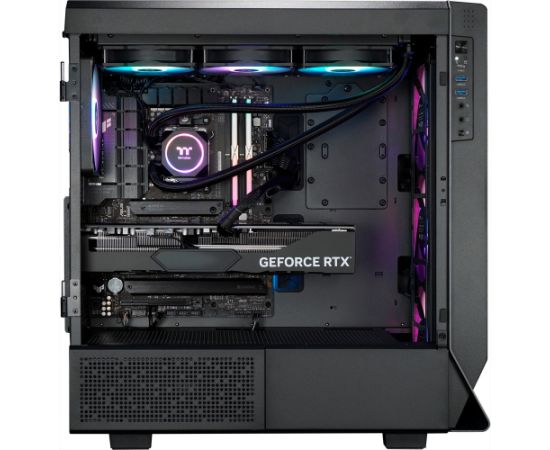 Thermaltake Neired Black, gaming PC (black/transparent, Windows 11 Home 64-bit)