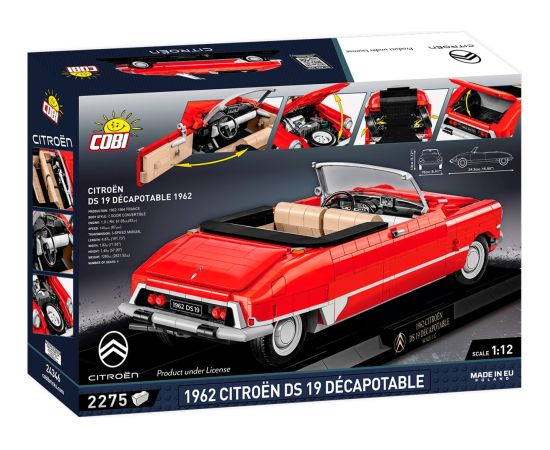 COBI 1962 Citroen DS 19 Convertible Executive Edition, construction toy