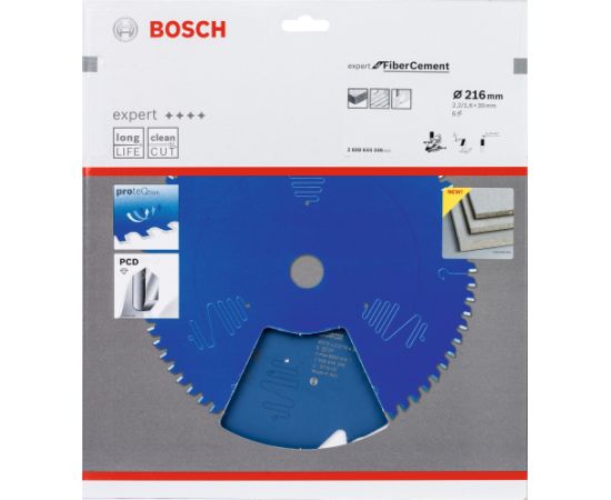 Bosch circular saw blade Expert for Fiber Cement, 165mm, 4Z (bore 30mm, for chop & miter saws)