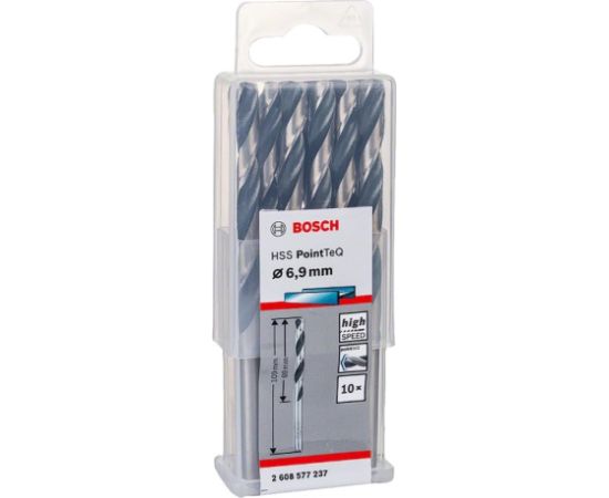 Metāla urbis Bosch 2608577237; 6,9x109 mm; 10 gab.