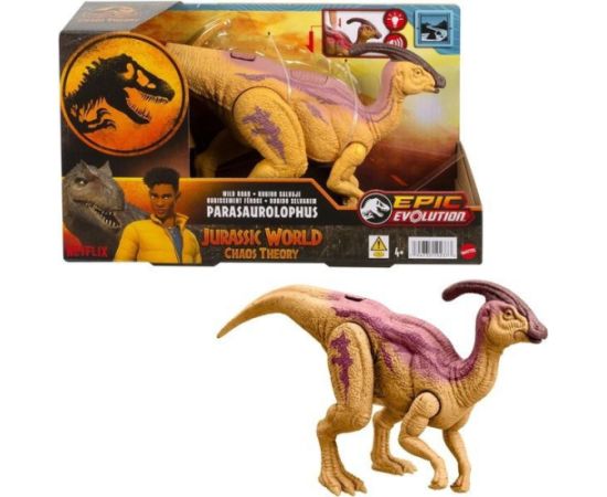 Mattel Jurassic World: Epic Evolution Chaos Theory - Wild Roar Parasaurolophus (HTK75)