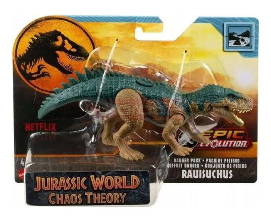 Mattel Jurassic World Epic Evolution: Chaos Theory Danger Pack - Rauisuchus Action Figure (HTK57)