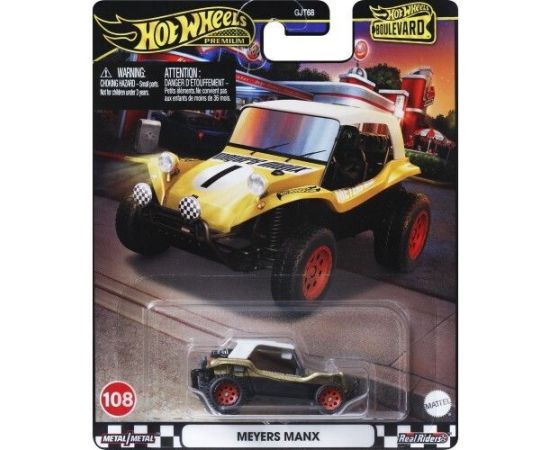 Mattel Hot Wheels Premium: Boulevard - Meyers Manx Vehicle (HRT57)