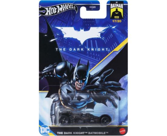 Mattel Hot Wheels DC: Batman 85 Years - The Dark Knight Batmobile Vehicle (HRW32)