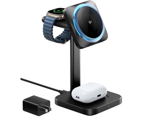 Wireless 3-in-1 charging station (HaloLock) ESR Qi2 with CryoBoost