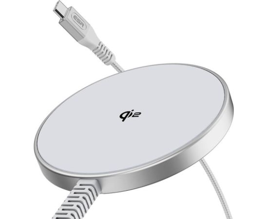 ESR Qi2 mini wireless charger (HaloLock)(silver)