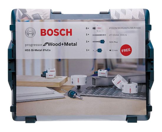 Bosch 11-piece L-Boxx set hole saws, sanitary - 2608594271