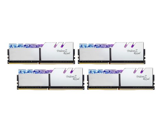 G.Skill DDR4 - 32GB -3600 - CL - 16 - Quad Kit, Trident Z Royal (silver, F4-3600C16Q-32GTRSC)