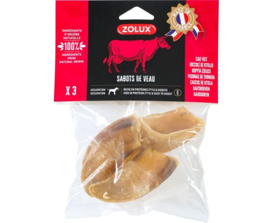 ZOLUX Calf hooves - chew for dog - 90g