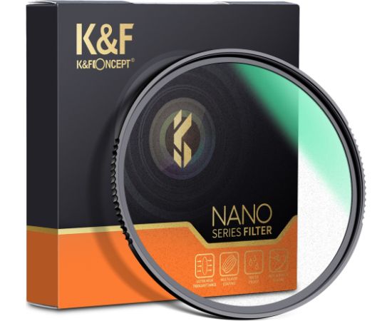 K&f Concept 82mm Nano-X Black Mist 1/4 filtrs