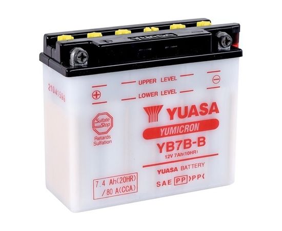 7.4h 80A Yuasa (CP) Moto akumulators 152x61x132mm 12V