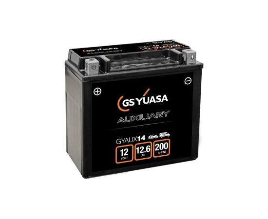 12.6Ah 200A akumulators papild. YUASA  AGM 150x87x145+- 12V