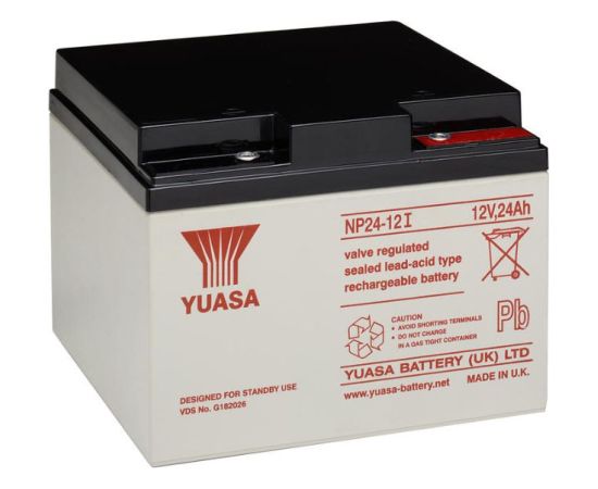 24Ah YUASA akumulators NP24-12 166x175x125mm 12V