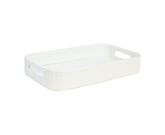 Tray WILMA 38.5x23.5x6cm, white