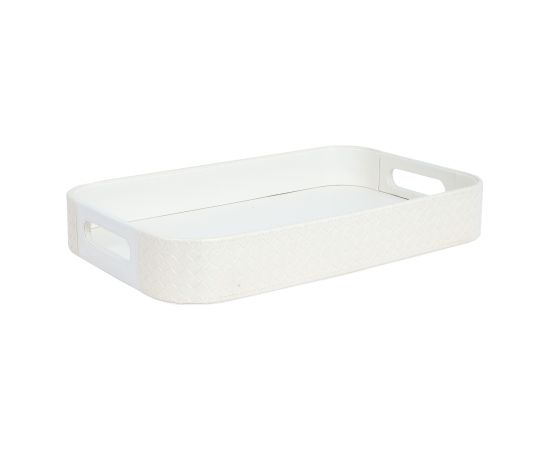 Tray WILMA 41.5x26.5x6cm, white