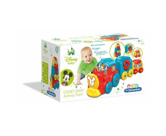 Vilciens Baby Clementoni - Mickey Activity Train Pull Along (1000-17168)