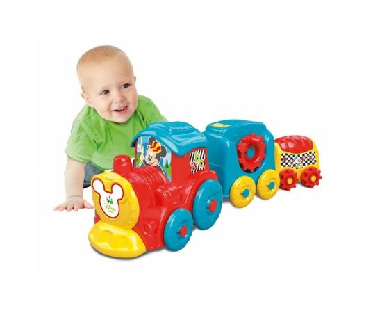 Vilciens Baby Clementoni - Mickey Activity Train Pull Along (1000-17168)