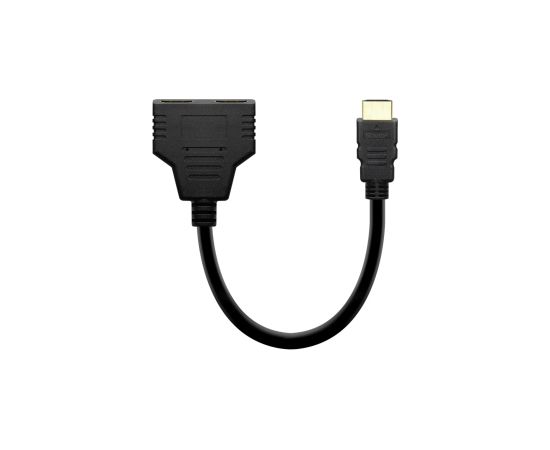 Adapteris Savio HDMI Splitter Male - 2 x HDMI Female