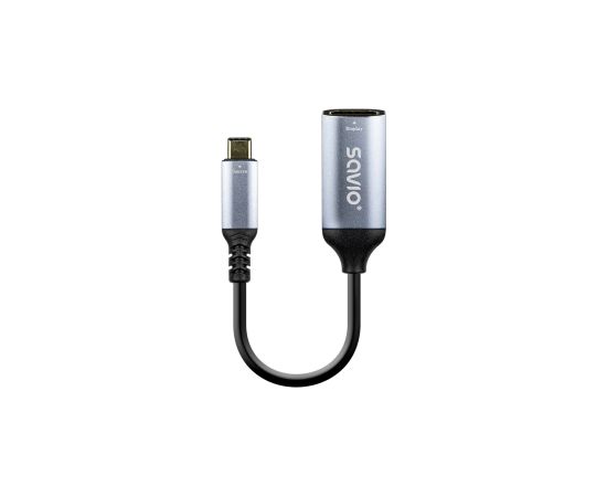 Adapteris Savio USB Type-C Male - HDMI Female 4K