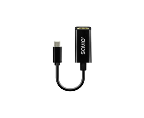 Adapteris Savio USB Type-C Male - HDMI Female 4K