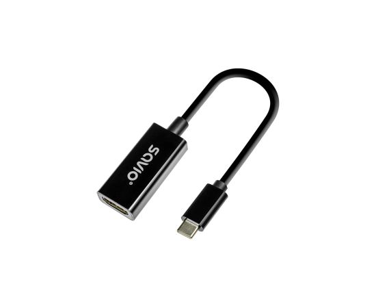 Adapteris Savio USB Type-C Male - HDMI Female 4K