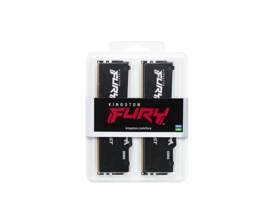 Kingston Technology FURY Beast 32GB 6000MT/s DDR5 CL30 DIMM (Kit of 2) RGB XMP