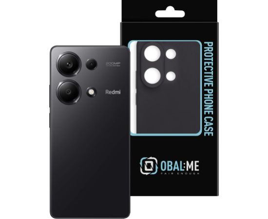 OBAL:ME Matte TPU Cover for Xiaomi Redmi Note 13 Pro 4G Black