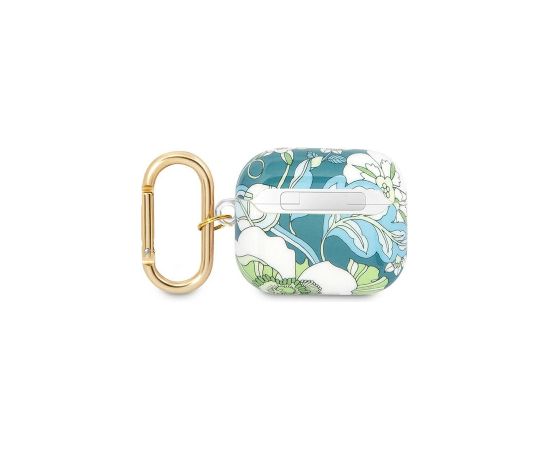 Guess case for Airpods 3 GUA3HHFLN green Flower