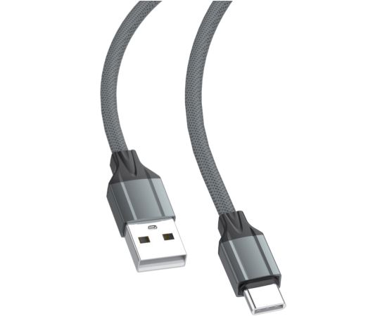 D-Fruit кабель USB-A - USB-C 2 м, серый (DF120)