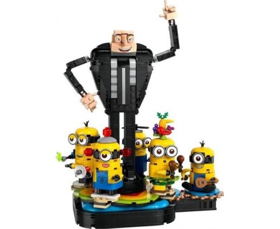 LEGO LEGO 75582 Minions Gru and the Minions made of LEGO bricks, construction toy