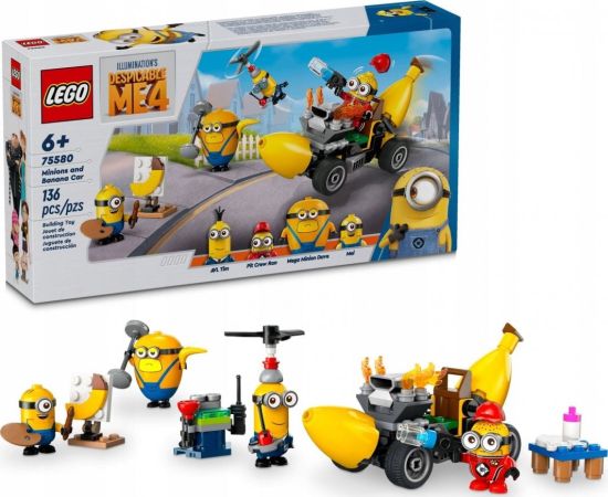 LEGO Minions Minionki i bananowóz (75580)