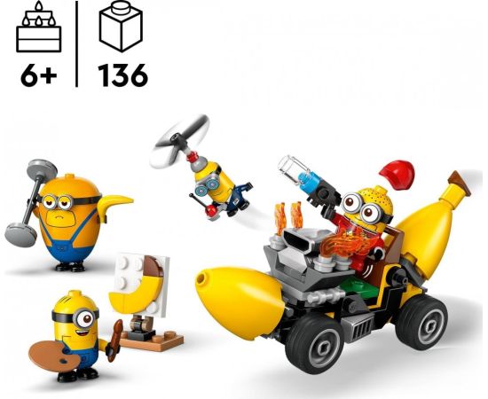 LEGO Minions Minionki i bananowóz (75580)