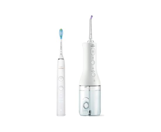 Philips Sonicare Cordless Power Flosser DiamondClean 9000 mutes dobuma irrigators, balts - HX3886/41