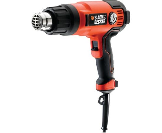 Black & Decker KX2200K-QS heat gun Hot air gun 720 l/min 645 °C 2000 W Black, Orange