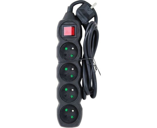 Esperanza ELK212K Power strip 4GN/1,5M Black