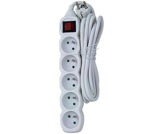 Esperanza ELK215W Power strip 5GN/3M White