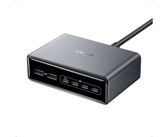 Anker Prime GaN 2x USB-A 4x USB-C PD 200W multi-port charger Black