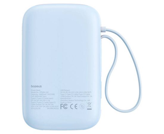 Powerbank Baseus QPow 2 10000mAh 30W 2xUSB-C (blue)