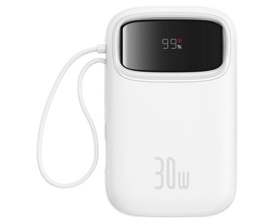 Baseus QPow 2 10000mAh 30W powerbank (white)