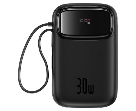 Powerbank Baseus QPow 2 10000mAh 30W 2xUSB-C (black)