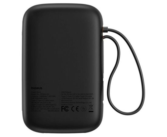 Powerbank Baseus QPow 2 10000mAh 30W 2xUSB-C (black)